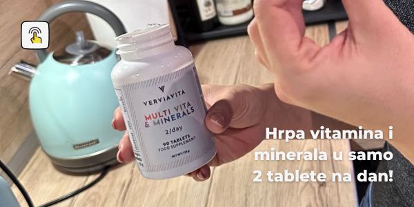 hrpa vitamina i minerala u samo 2 tablete na dan